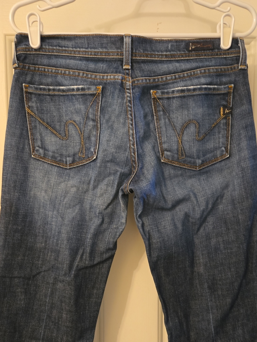 Citizens Of Humanity Ingrid #002 Distressed Low-rise Flare Jeans